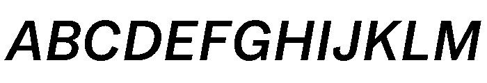 JTPicolo MediumItalic Font UPPERCASE