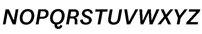 JTPicolo MediumItalic Font UPPERCASE