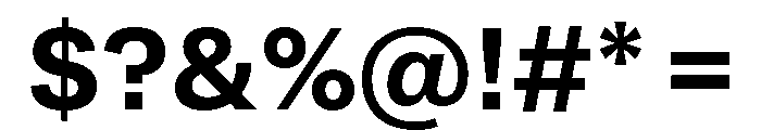 JTPicolo SemiBold Font OTHER CHARS