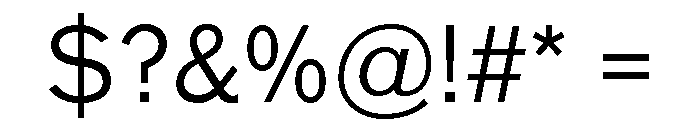 Jt Collect Display Light Font OTHER CHARS