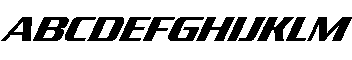 JtMultona BoldItalicJet Instance Font UPPERCASE