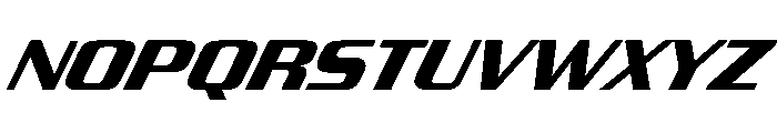 JtMultona BoldItalicJet Instance Font UPPERCASE