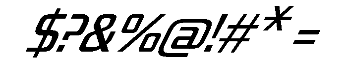 JtMultona ItalicJet Instance Font OTHER CHARS