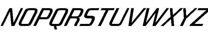 JtMultona ItalicJet Instance Font UPPERCASE