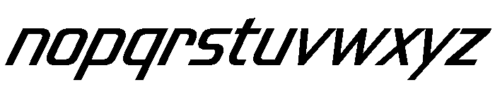 JtMultona ItalicJet Instance Font LOWERCASE