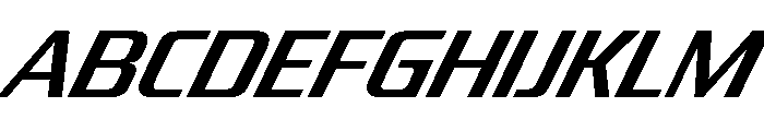 JtMultona MediumItalicJet Instance Font UPPERCASE