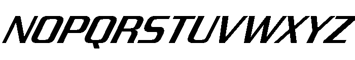 JtMultona MediumItalicJet Instance Font UPPERCASE