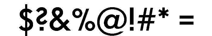 JT Energy Semi Bold Font OTHER CHARS