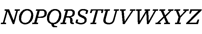 Jubilat Variable Italic Font UPPERCASE