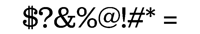 Jubilat Variable Regular Font OTHER CHARS