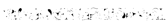 Juma Monochrome Font UPPERCASE