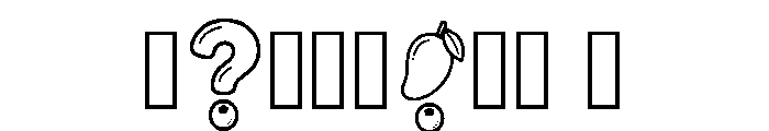 Jubair Regular Font OTHER CHARS