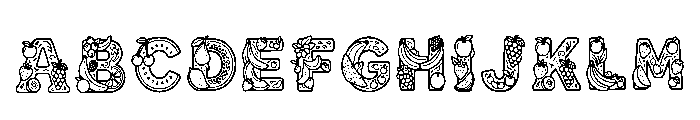 Jubair Regular Font UPPERCASE