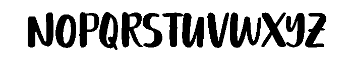 Jubani Font UPPERCASE