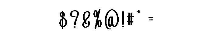 Jubliant Font OTHER CHARS