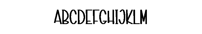 Jubliant Font UPPERCASE