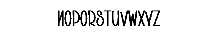 Jubliant Font UPPERCASE