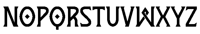 Juggernaut Bold Font LOWERCASE
