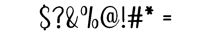 Juice Banana Font OTHER CHARS