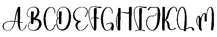 Juice Banana Font UPPERCASE