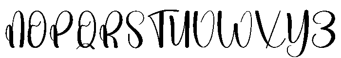 Juice Banana Font UPPERCASE