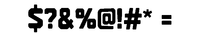 Juicy Crunch Font OTHER CHARS