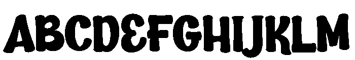 Juicy Milk Font UPPERCASE
