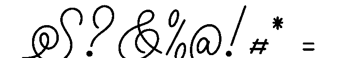Julethia Font OTHER CHARS