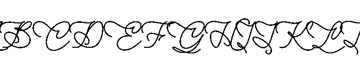 Julethia Font UPPERCASE