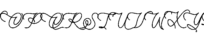 Julethia Font UPPERCASE