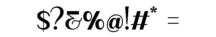 Julian Calista Font OTHER CHARS