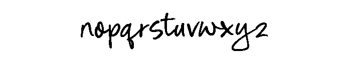 Juliet Honey Font LOWERCASE