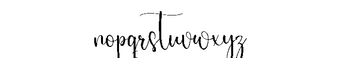 Juliet Valentine Font LOWERCASE