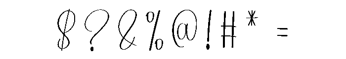 Juliette Autography Font OTHER CHARS