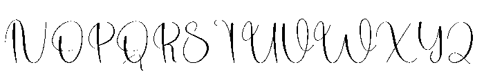 Juliette Autography Font UPPERCASE