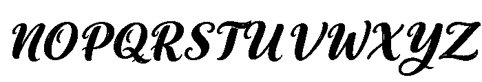 Juliety Slant Font UPPERCASE