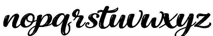 Juliety Slant Font LOWERCASE