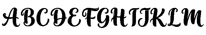 Juliety Font UPPERCASE
