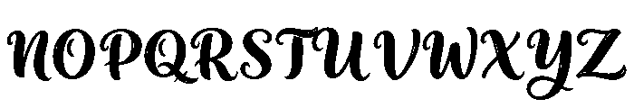 Juliety Font UPPERCASE