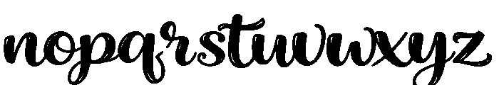 Juliety Font LOWERCASE