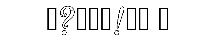 Julio Regular Font OTHER CHARS