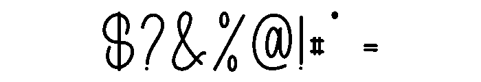 July Autumn Font OTHER CHARS