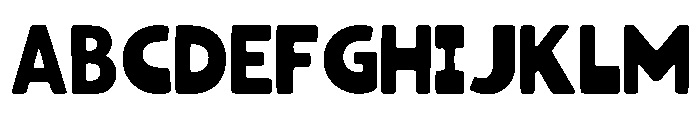 Jumbo Giant Regular Font UPPERCASE