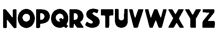 Jumbo Giant Regular Font LOWERCASE