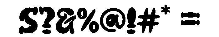 Jumbo Jester Font OTHER CHARS