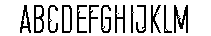 Jumbone Font UPPERCASE