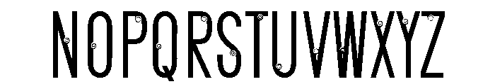 Jumbone Font UPPERCASE
