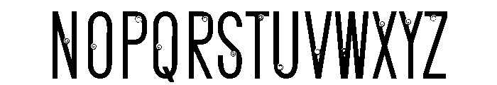 Jumbone Font LOWERCASE