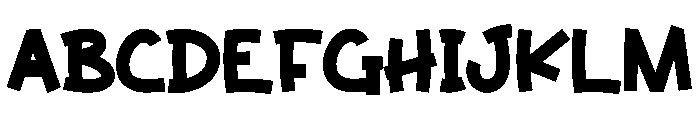 Jump Broke Font UPPERCASE
