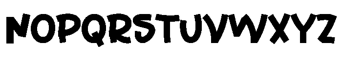 Jump Broke Font LOWERCASE
